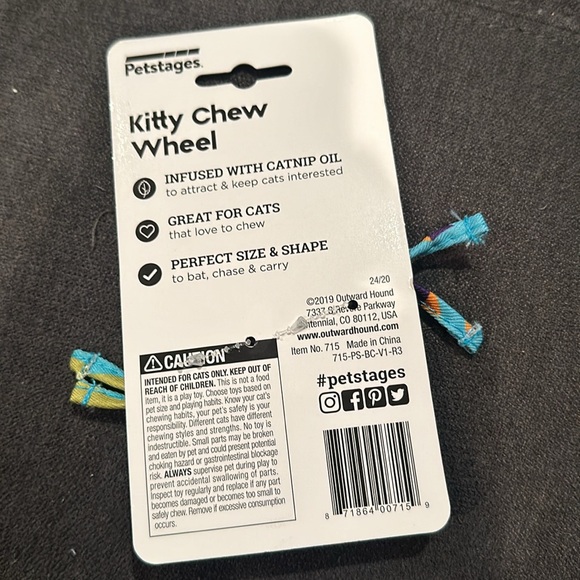 Petstages Kitty Chew Wheel NIP - Picture 2 of 2